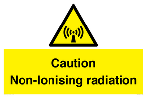 Caution Non-Ionising radiation